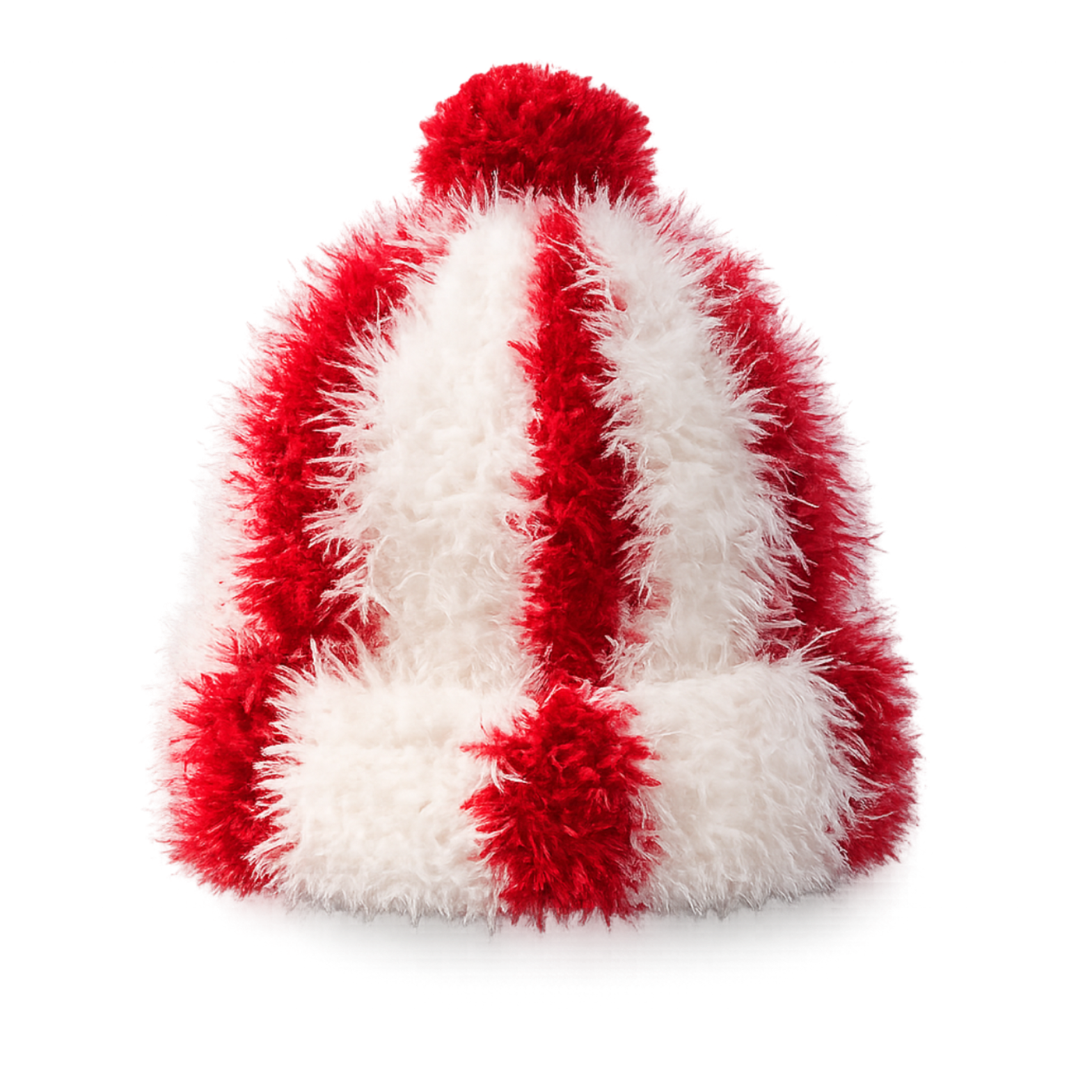 Fuzzy Crocheted Beanie